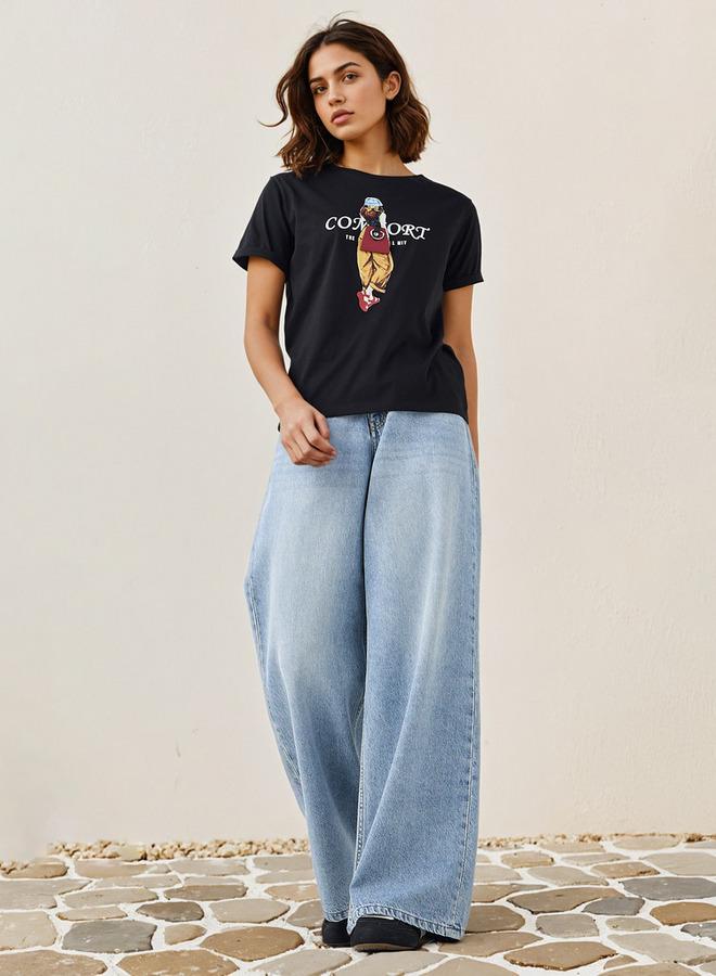 تواكستريمز تيشيرت بطبعة جرافيك - Image 2